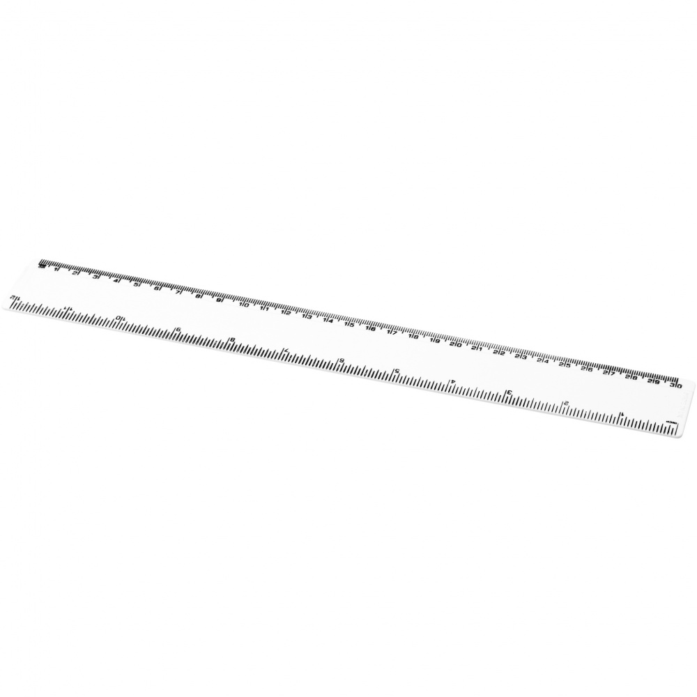 Logo trade advertising products image of: Refari 30 cm recycled plastic ruler