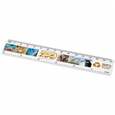 Logo trade advertising product photo of: Refari 15 cm recycled plastic ruler
