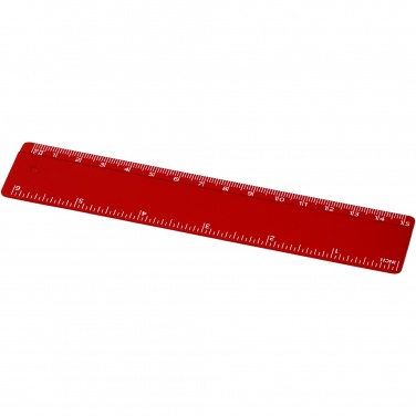 Logo trade advertising products picture of: Refari 15 cm recycled plastic ruler
