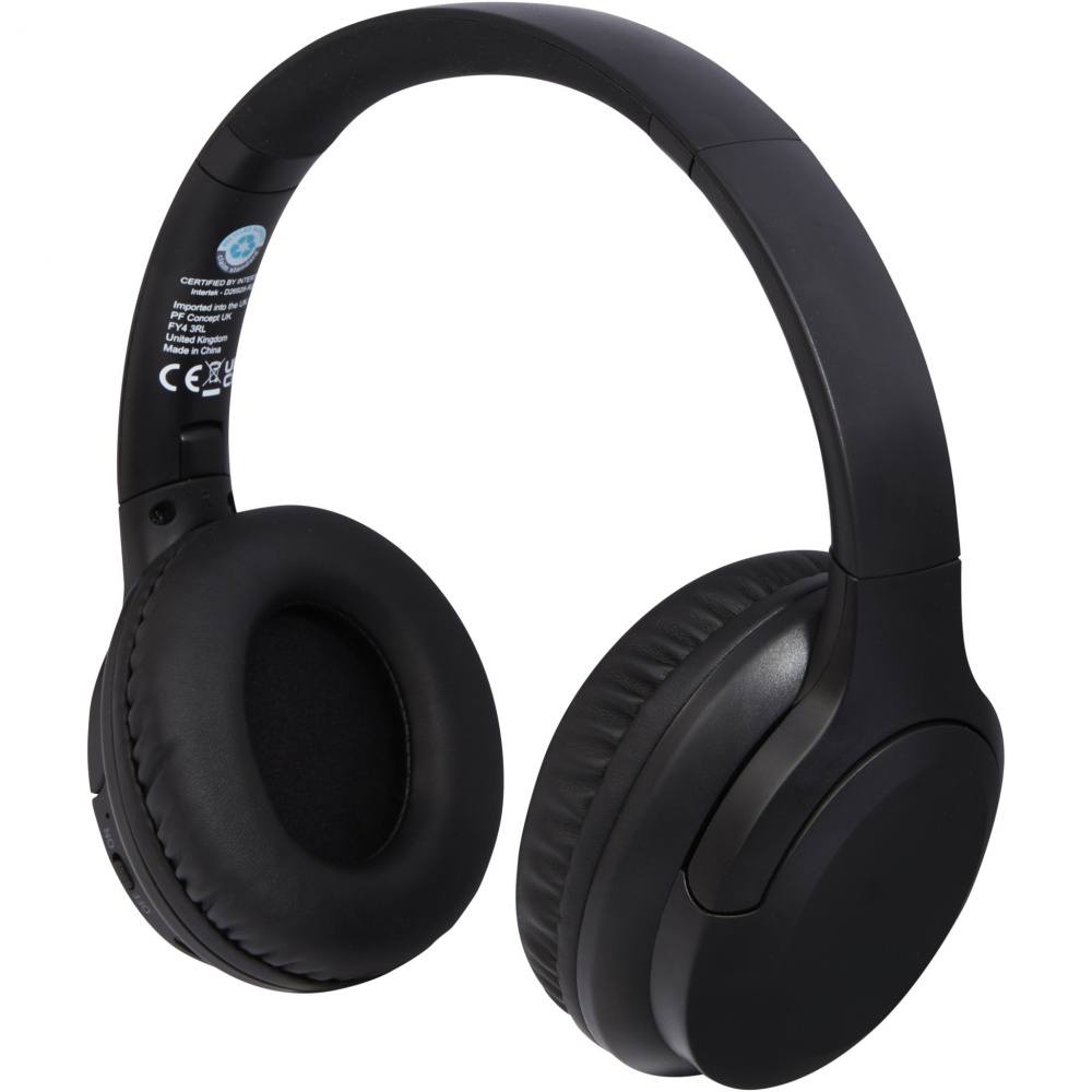 Logo trade promotional items image of: Loop recycled plastic Bluetooth® headphones