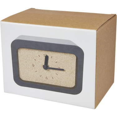 Logotrade business gifts photo of: Momento wireless limestone charging desk clock