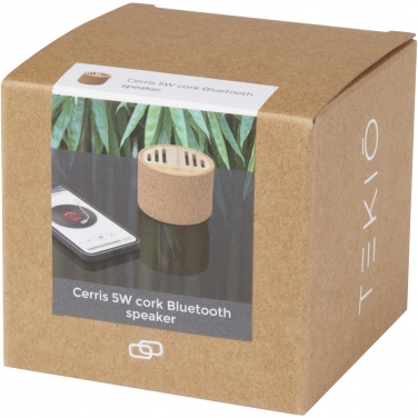 Logotrade promotional giveaway image of: Cerris 5W cork Bluetooth® speaker