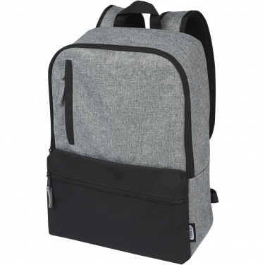 Logotrade corporate gift image of: Reclaim 15" GRS recycled two-tone laptop backpack 14L