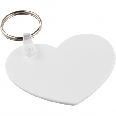Logotrade corporate gifts photo of: Tait heart-shaped recycled keychain