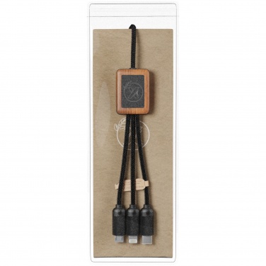 Logo trade promotional products picture of: SCX.design C29 3-in-1 bamboo cable