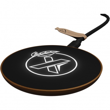 Logo trade advertising products picture of: SCX.design W13 10W wooden wireless charging station