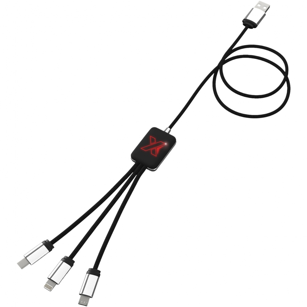 Logo trade promotional items picture of: SCX.design C17 easy to use light-up cable