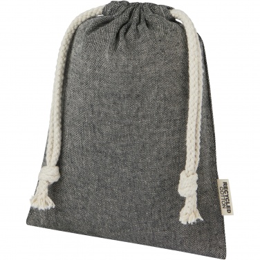 Logotrade advertising products photo of: Pheebs 150 g/m² GRS recycled cotton gift bag small 0.5L