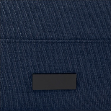 Logo trade promotional items image of: Joey 15” GRS recycled canvas rolltop laptop backpack 15L