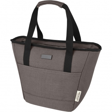 Logotrade promotional product picture of: Joey 9-can GRS recycled canvas lunch cooler bag 6L