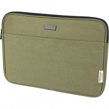 Logo trade promotional product photo of: Joey 14" GRS recycled canvas laptop sleeve 2L