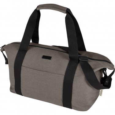 Logotrade promotional item image of: Joey GRS recycled canvas sports duffel bag 25L