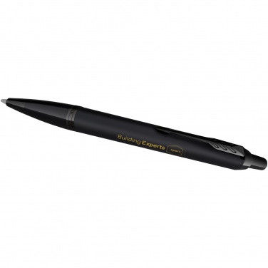 Logotrade promotional merchandise image of: Parker IM achromatic ballpoint and rollerball pen set with gift box