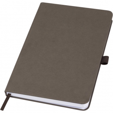 Logo trade corporate gifts picture of: Fabianna crush paper hard cover notebook