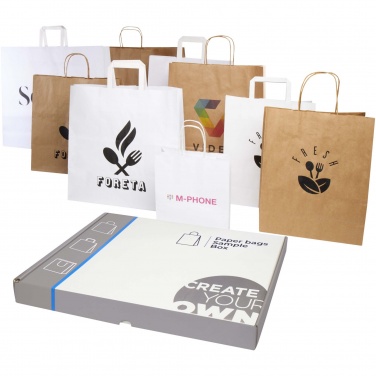 Logo trade promotional gifts picture of: Kraft paper bags sample box