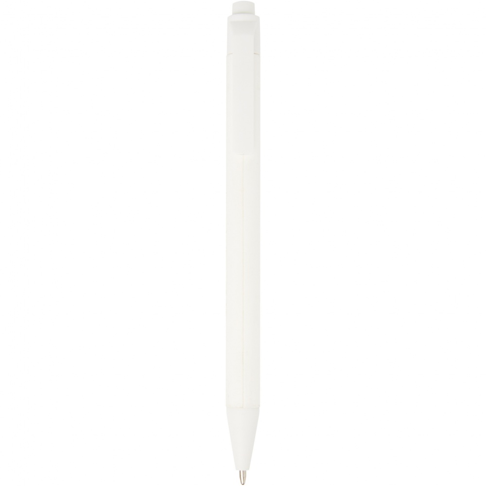 Logo trade business gift photo of: Chartik monochromatic recycled paper ballpoint pen with matte finish