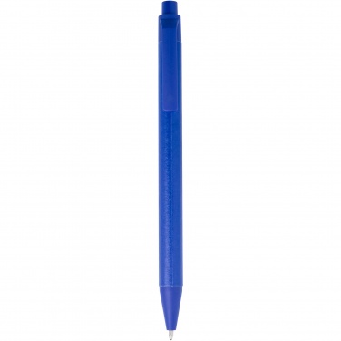 Logo trade advertising product photo of: Chartik monochromatic recycled paper ballpoint pen with matte finish