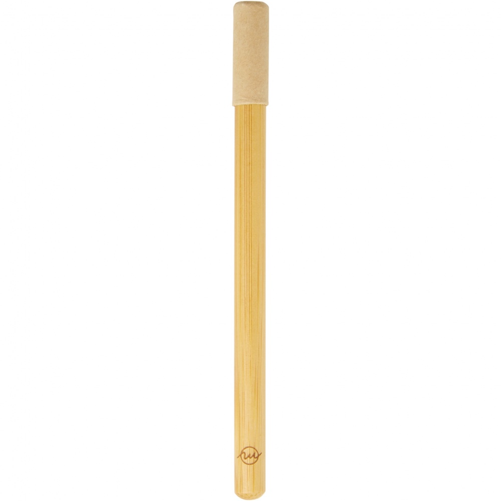 Logo trade promotional merchandise image of: Perie bamboo inkless pen