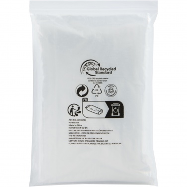 Logo trade promotional items picture of: Mayan recycled plastic disposable rain poncho with storage pouch