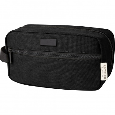 Logo trade promotional items image of: Joey GRS recycled canvas travel accessory pouch bag 3.5L