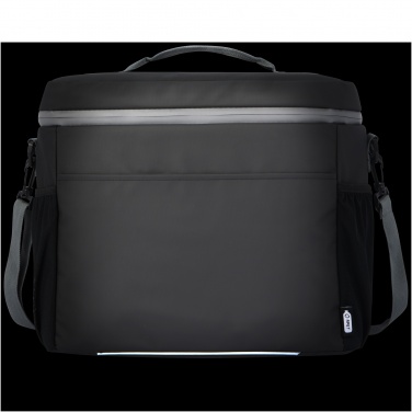 Logo trade promotional giveaways image of: Aqua 20-can GRS recycled water resistant cooler bag 22L