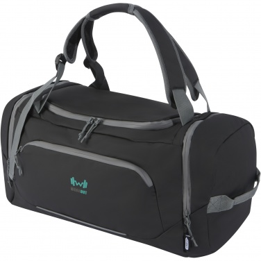 Logo trade corporate gifts picture of: Aqua GRS recycled water resistant duffel backpack 35L