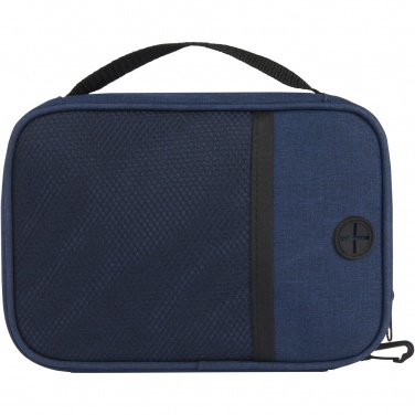 Logo trade corporate gifts image of: Ross GRS RPET tech pouch 1L