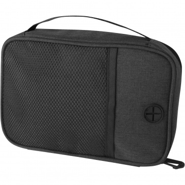 Logo trade promotional giveaways image of: Ross GRS RPET tech pouch 1L