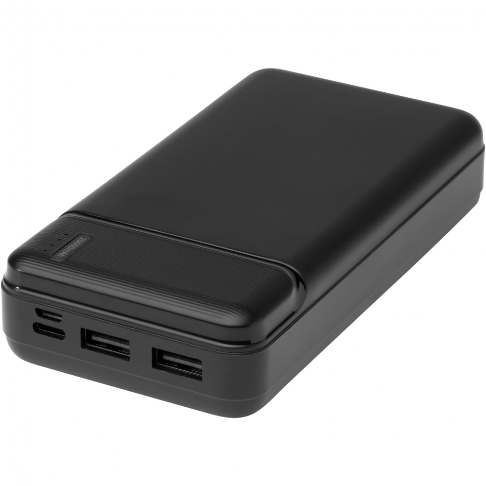 Logo trade promotional merchandise image of: Loop 20.000 mAh recycled plastic power bank 