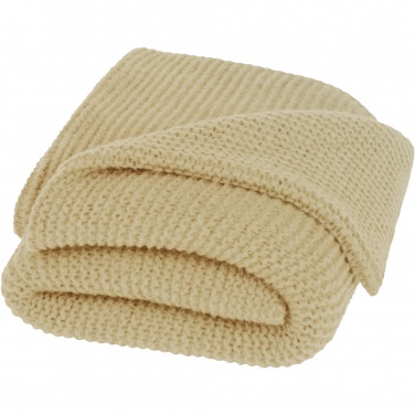 Logotrade promotional product picture of: Suzy 150 x 120 cm GRS polyester knitted blanket