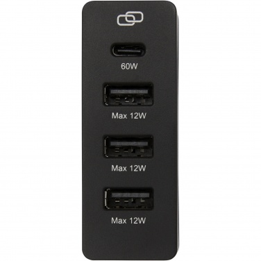 Logo trade promotional gifts picture of: ADAPT 72W recycled plastic PD power station