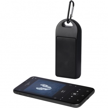 Logo trade advertising products image of: Omni 3W IPX4 RCS recycled plastic Bluetooth® speaker