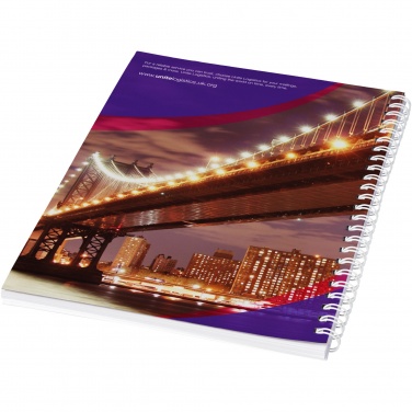 Logotrade promotional giveaways photo of: Desk-Mate® A5 spiral notebook with printed back cover