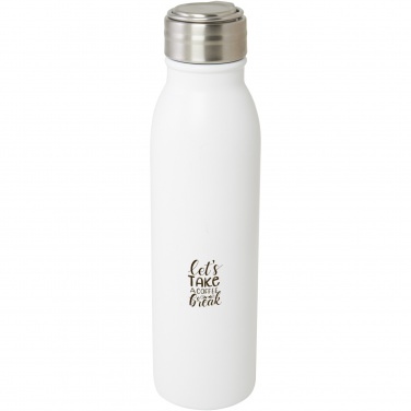 Logotrade promotional merchandise image of: Harper 700 ml RCS certified stainless steel water bottle with metal loop