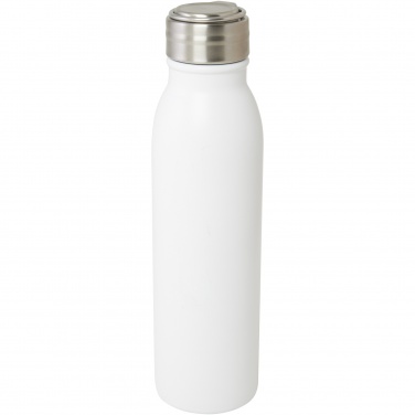 Logo trade promotional product photo of: Harper 700 ml RCS certified stainless steel water bottle with metal loop