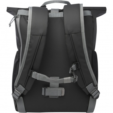 Logotrade corporate gifts photo of: Aqua 15" GRS recycled water resistant roll-top bike bag 20L