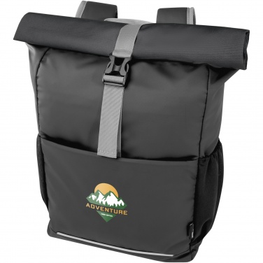 Logotrade corporate gifts photo of: Aqua 15" GRS recycled water resistant roll-top bike bag 20L
