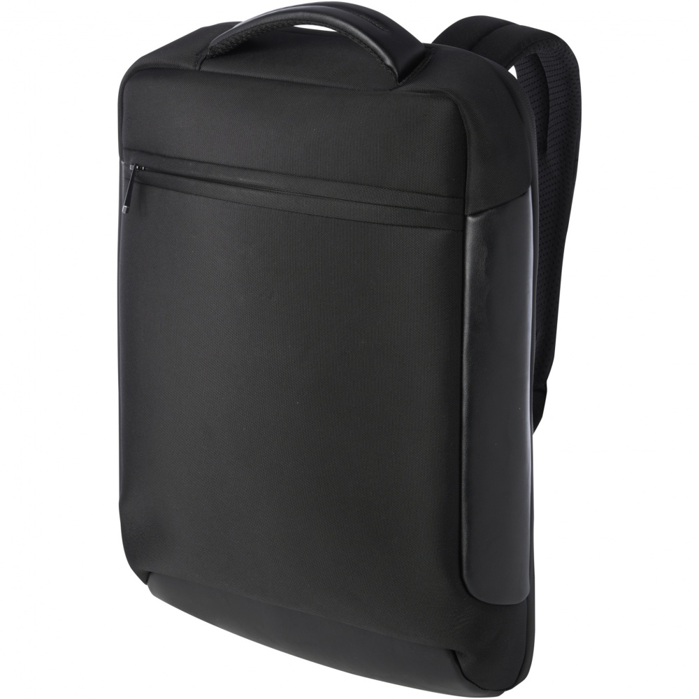 Logo trade promotional merchandise image of: Expedition Pro 15.6" GRS recycled compact laptop backpack 12L
