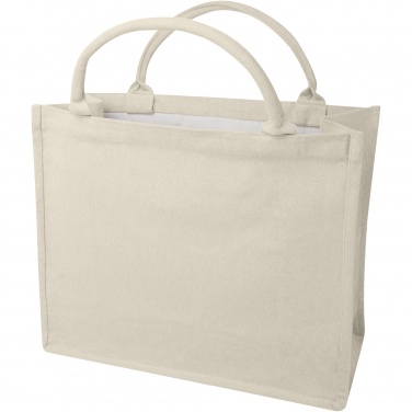 Logo trade promotional gifts image of: Page 500 g/m² Aware™ recycled book tote bag
