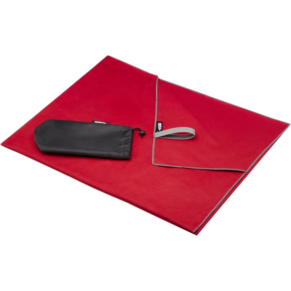 Logo trade business gifts image of: Pieter GRS ultra lightweight and quick dry towel 100x180 cm