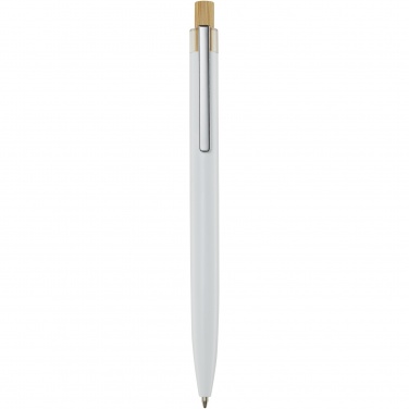 Logo trade business gifts image of: Nooshin recycled aluminium ballpoint pen  (blue ink)