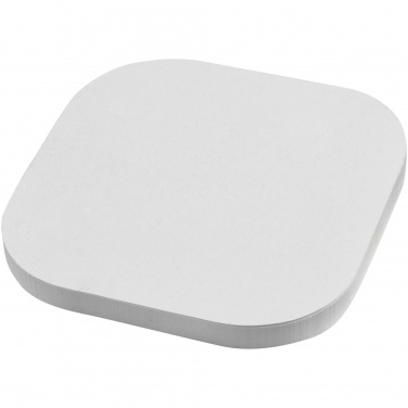 Logo trade corporate gifts image of: Sticky-Mate® square-shaped recycled sticky notes with rounded corners