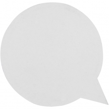 Logo trade business gift photo of: Sticky-Mate® speech bubble-shaped recycled sticky notes