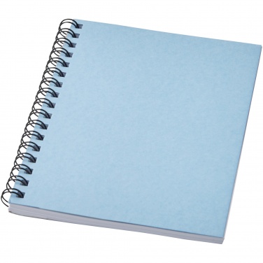 Logo trade corporate gift photo of: Desk-Mate® A6 colour spiral notebook
