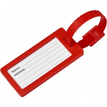 Logo trade promotional gift photo of: River recycled window luggage tag