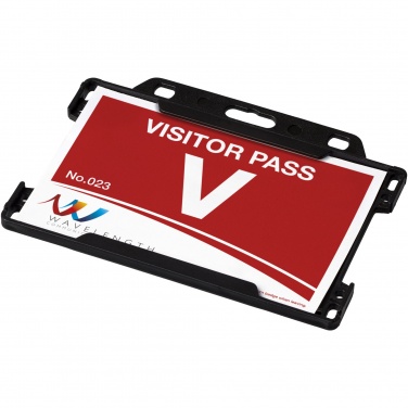Logo trade promotional merchandise image of: Vega recycled plastic card holder