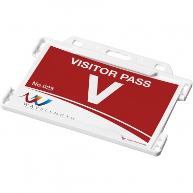 Logo trade promotional merchandise image of: Vega recycled plastic card holder