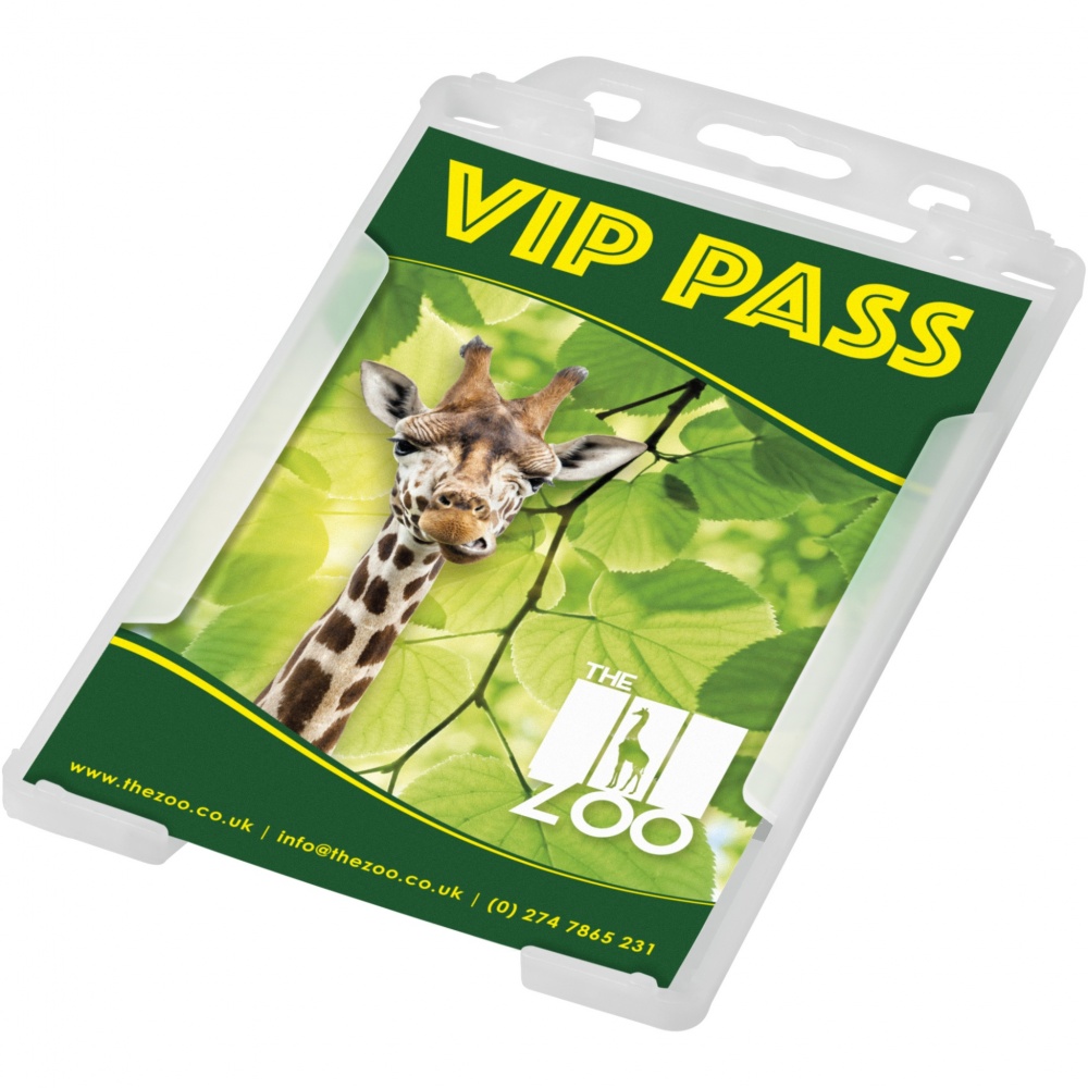 Logotrade promotional item picture of: Pierre recycled plastic card holder 