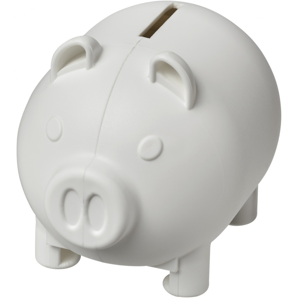 Logotrade promotional merchandise image of: Oink recycled plastic piggy bank