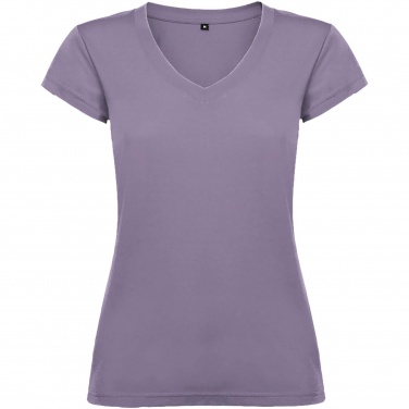 Logo trade promotional gifts picture of: Victoria short sleeve women's v-neck t-shirt